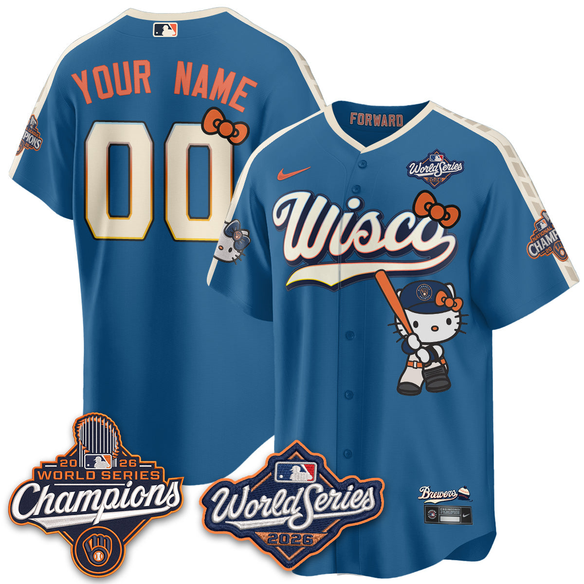MIL 2026 WS Champions x Meow KT Custom Vapor Jersey - Stitched