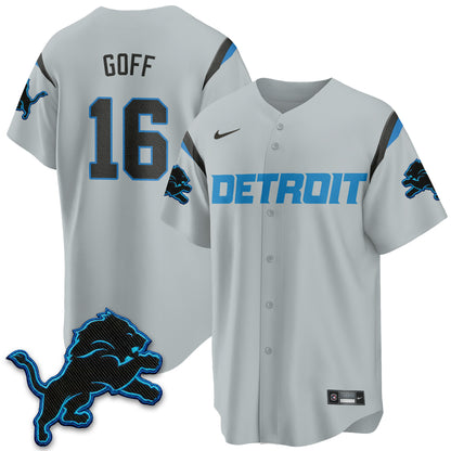 Detroit Lions 2026 Rivalries Baseball Vapor Jersey - Stitched