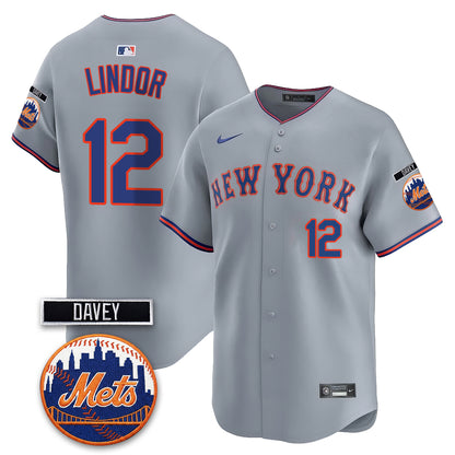 NYM 2026 Davey Johnson Memorial Vapor Limited Jersey - All Stitched