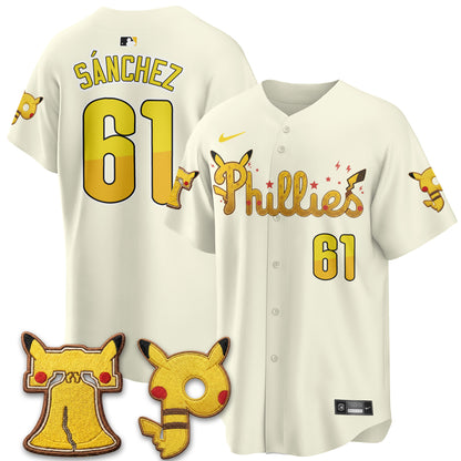 Philadelphia Phillies x PKM Edition Vapor Limited Jersey - Stitched