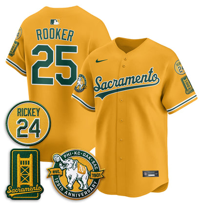OAK 2026 Alternate Sacramento - Celebrating 125 Years -  Limited Vapor Jersey - All Stitched