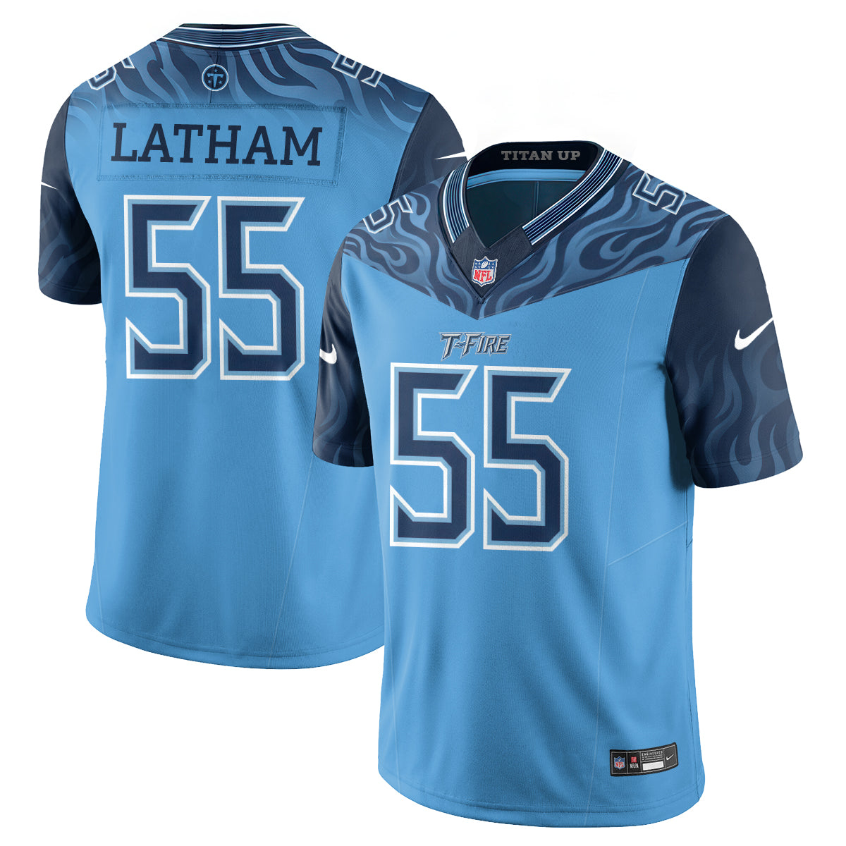 Tennessee Titans Fangear Edition Vapor Jersey - Stitched