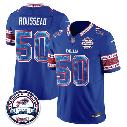Buffalo Bills Xmas Edition Vapor Jersey - Stitched