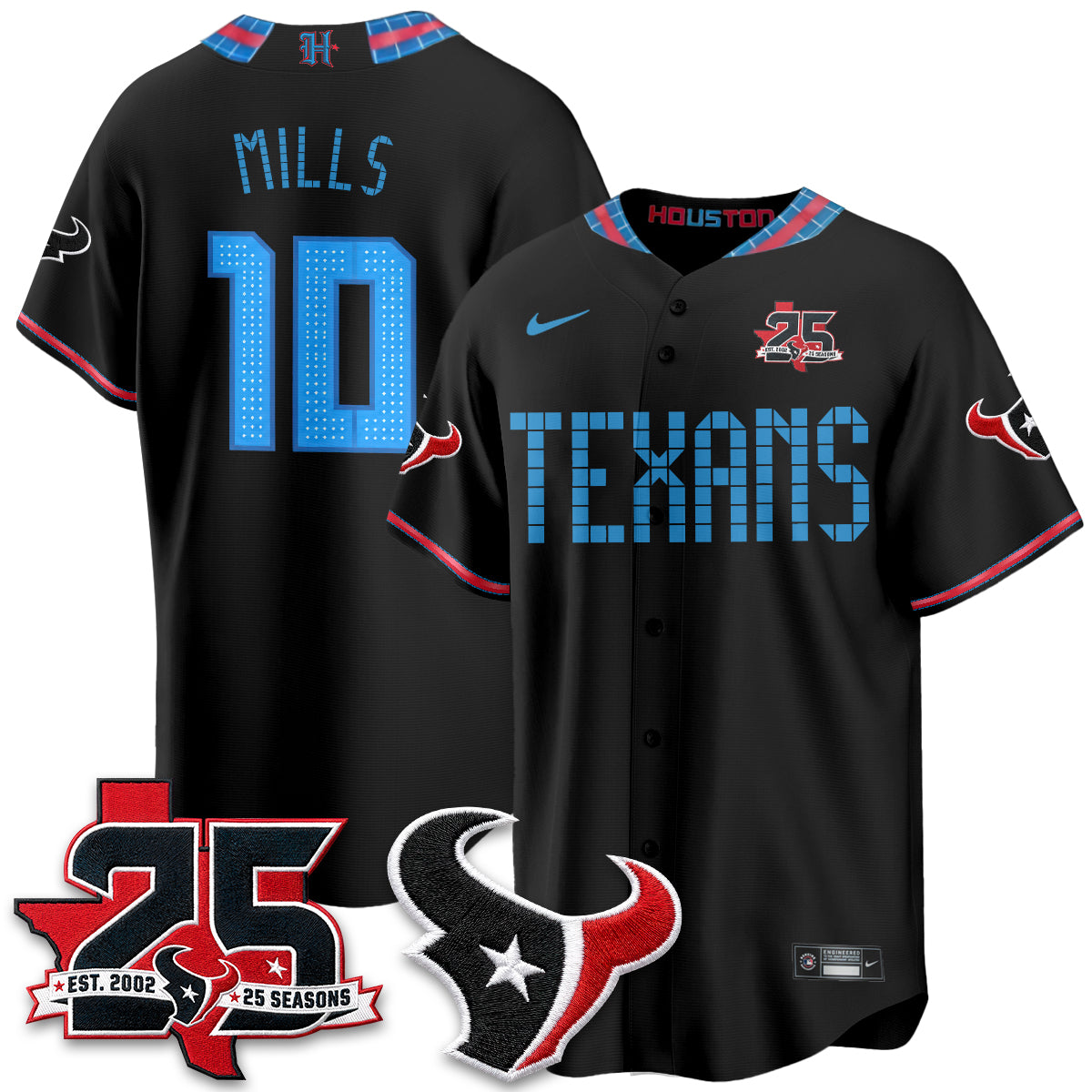 HOU 2026 Rivalries Baseball Vapor Jersey - Stitched