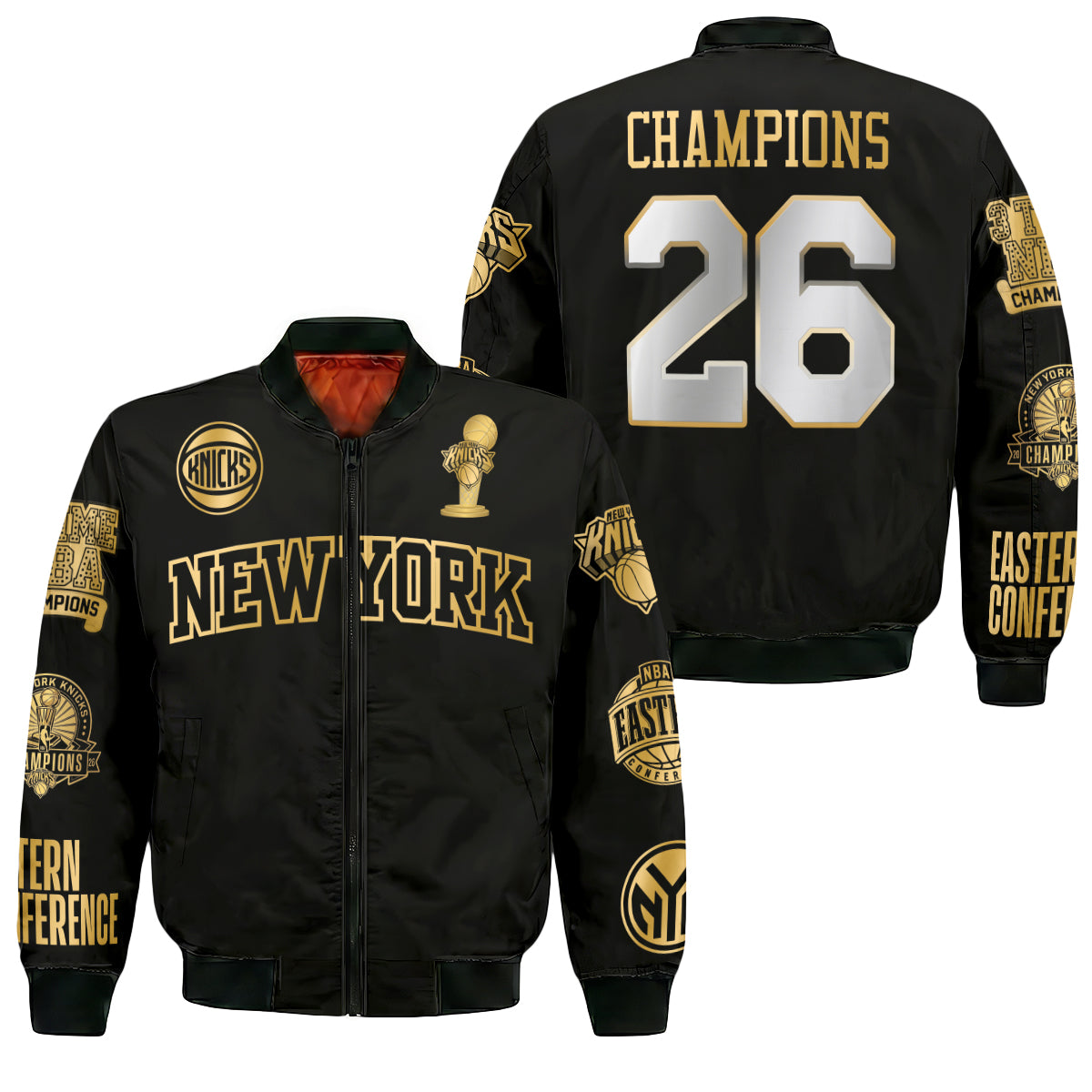 New York Knicks 2026 NBA Finals Champions Limited Edition Bomber Jacket - Printed