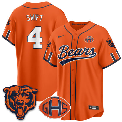 Chicago Bears 2026 Rivalries Baseball Vapor Jersey - Stitched
