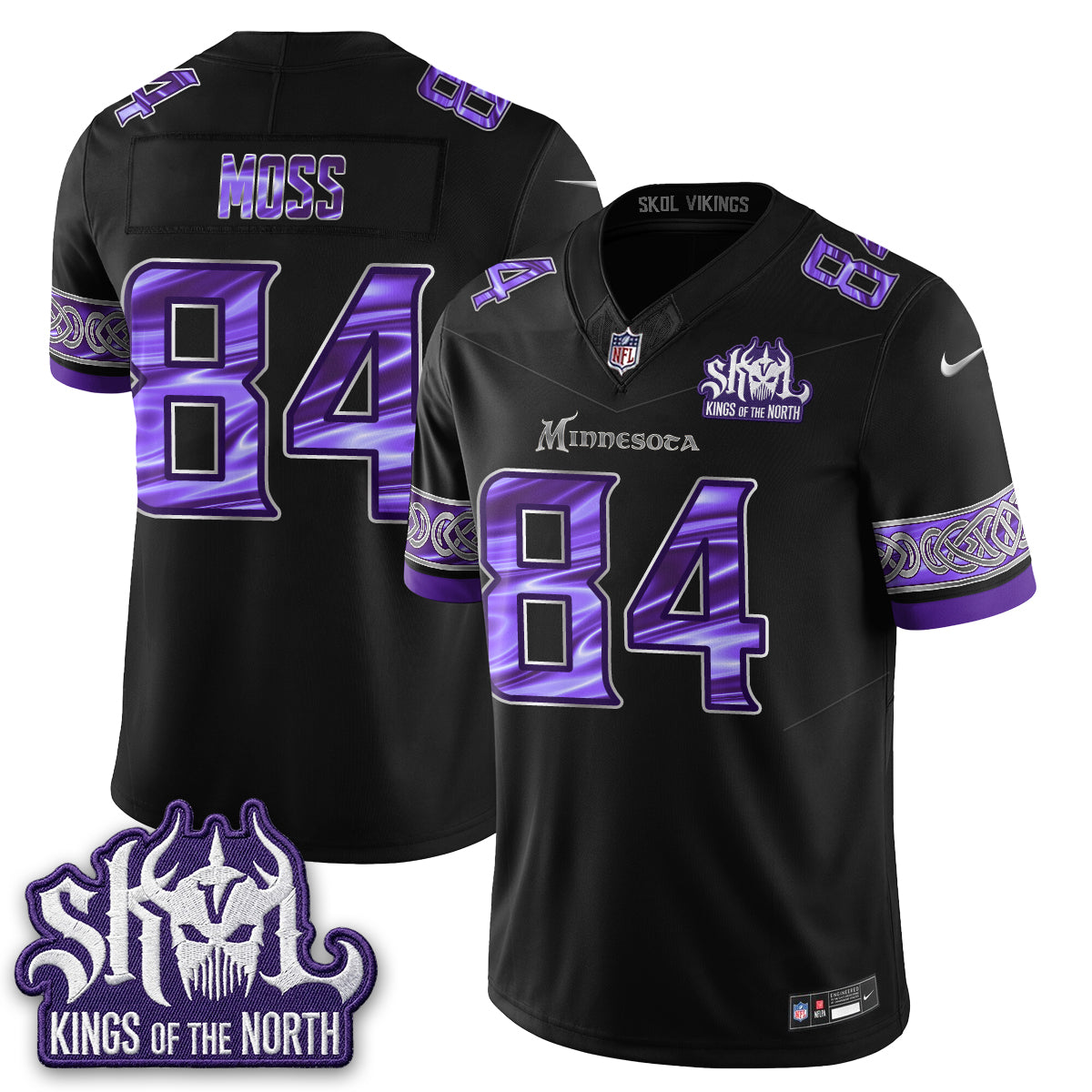 MIN Fangear Edition Warrior Skol Patch Vapor Jersey - Stitched