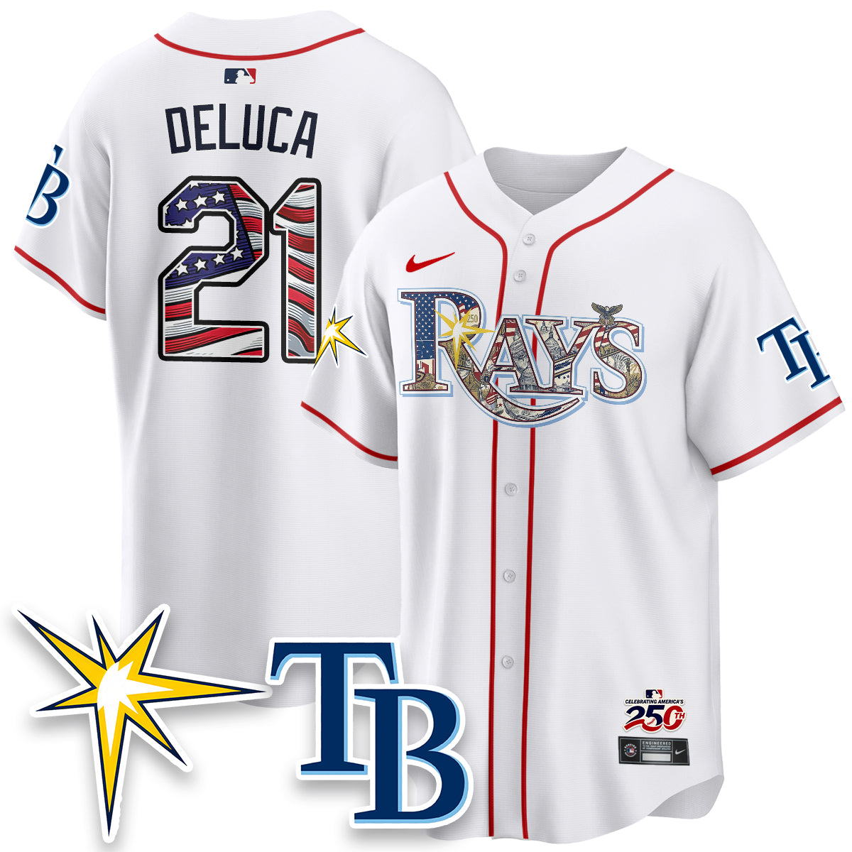 TB 2026 Independence Day USA Vapor Limited Jersey - Stitched