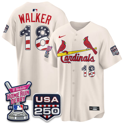 St. Louis Cardinals 2026 Home Run Derby Champion Jersey - All Stitched