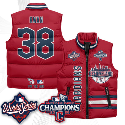 CLE 2026 AL Champions Puffer Vest - Printed