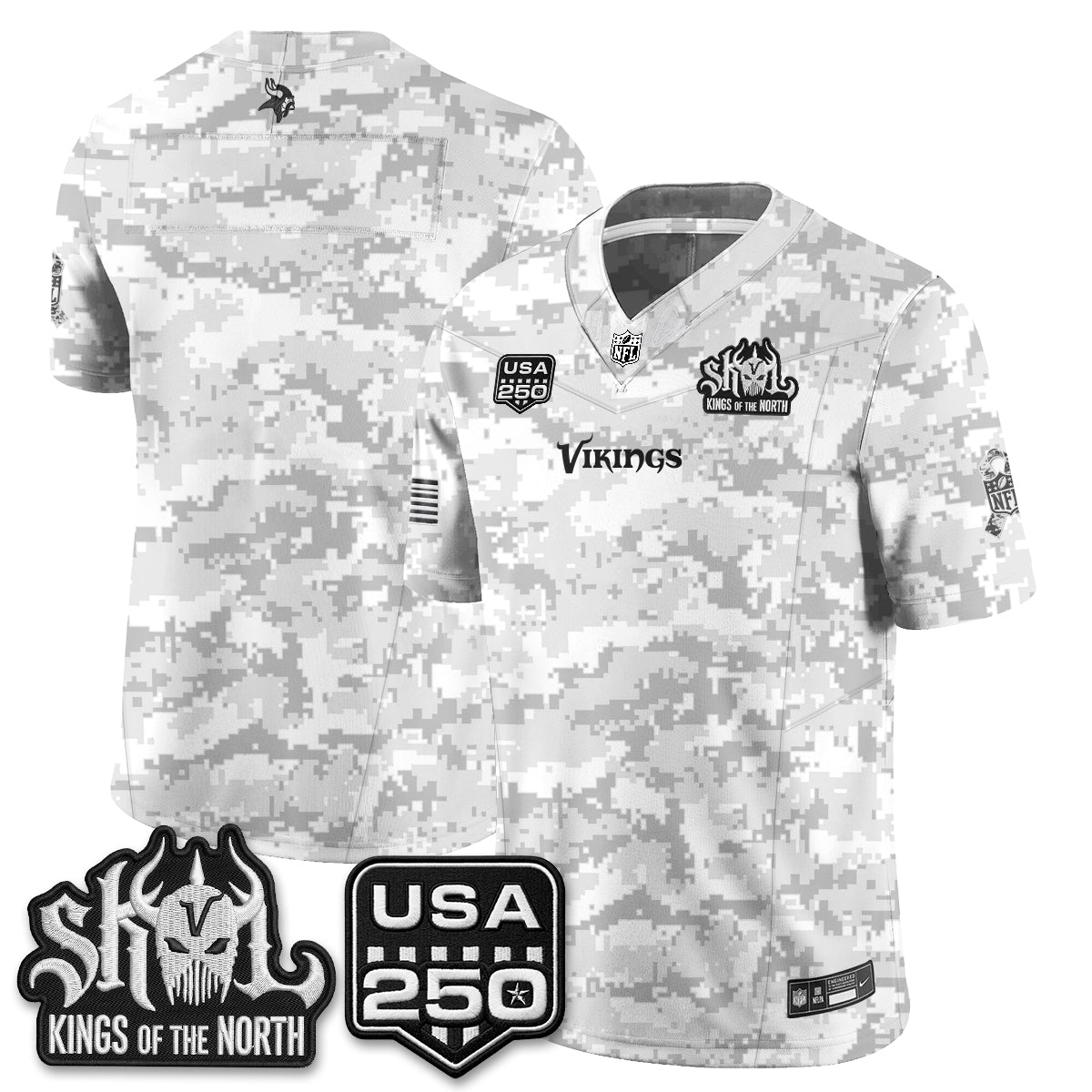 MIN 2026 Salute to Service Edition Vapor Jersey - Stitched