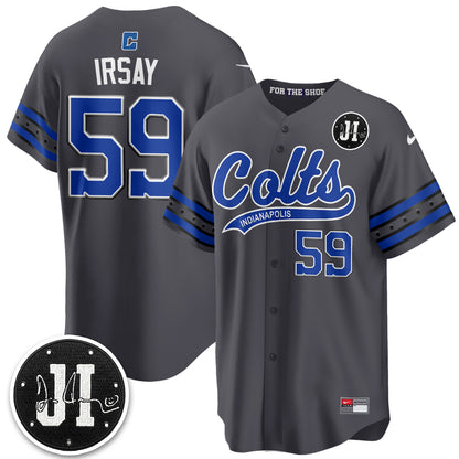 Indianapolis Colts 2026 Rivalries Baseball Vapor Jersey - Stitched