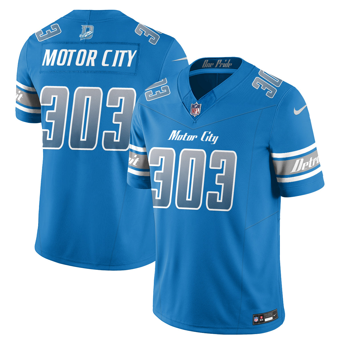 DET Fangear Edition Vapor Jersey - Stitched