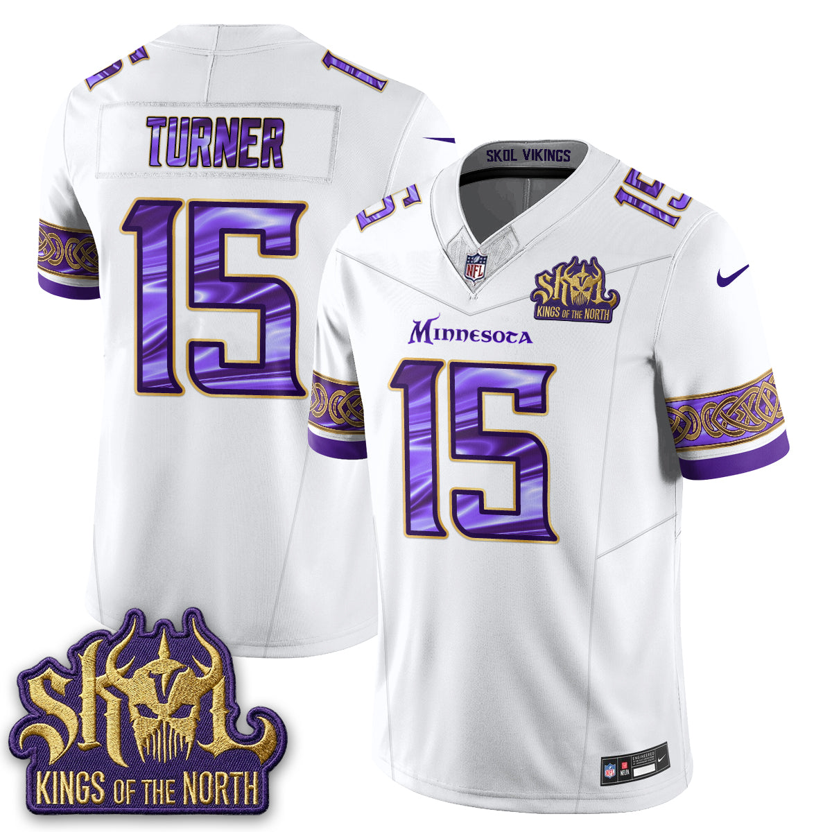 MIN Fangear Edition Warrior Skol Patch Vapor Jersey - Stitched