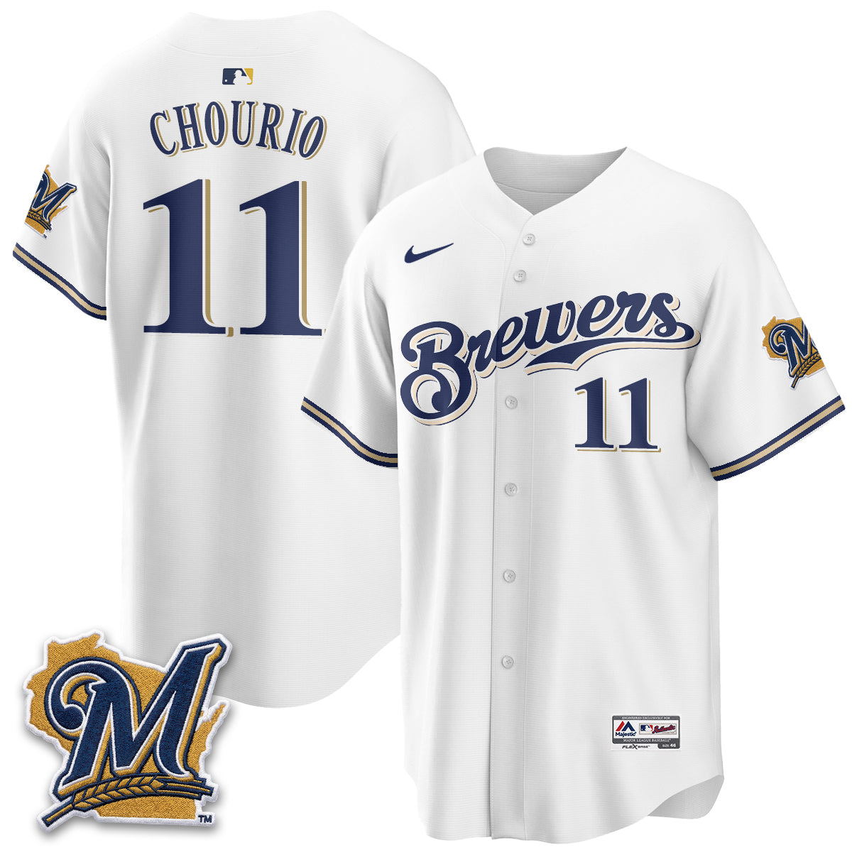 Milwaukee Brewers "Legacy Edition" Vapor Jersey - Stitched