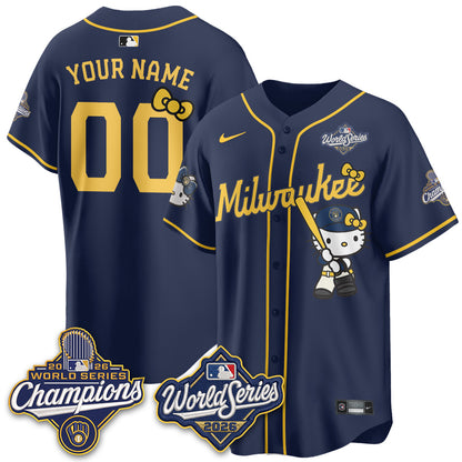 MIL 2026 WS Champions x Meow KT Custom Vapor Jersey - Stitched