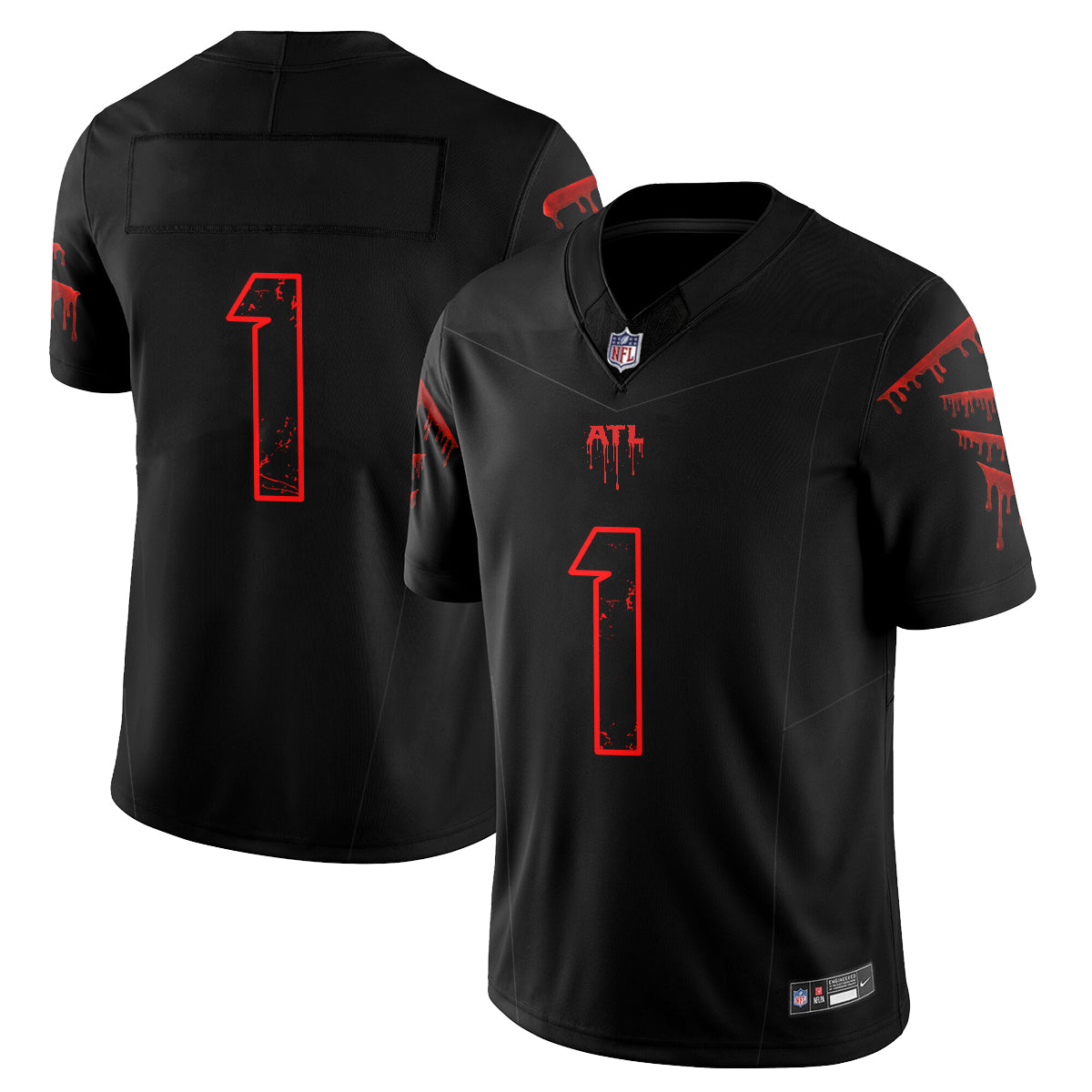 Atlanta Falcons x Slasher Edition Vapor Jersey - Stitched