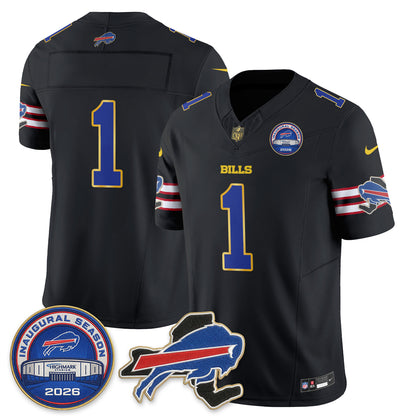 BUF 2026 Gold Trim Edition Vapor Jersey - Stitched