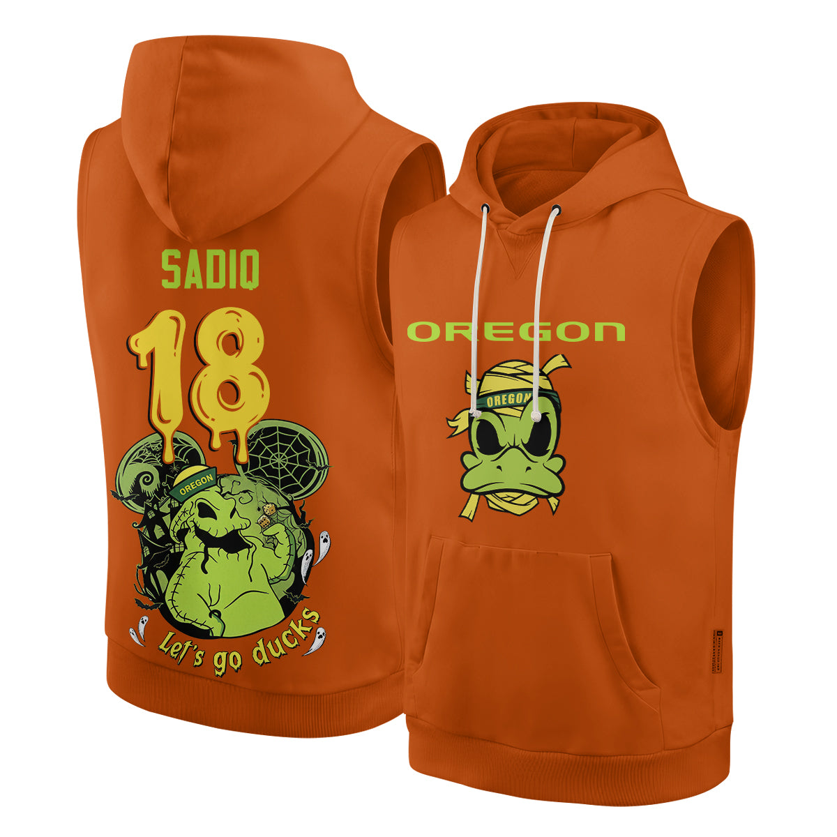 ORE x Boongie Monster Edition Pullover Sleeveless Hoodie Tank Top - Printed