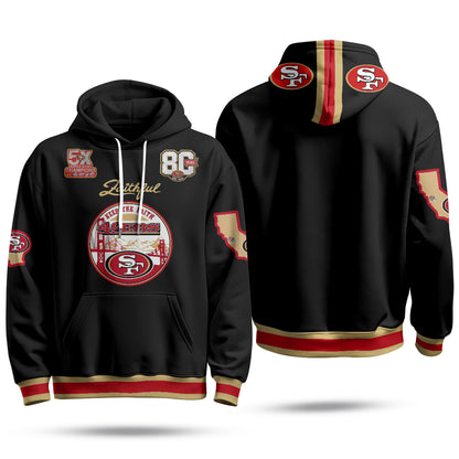 San Francisco 49ers Faithful to The Bay Hoodie - Stitched