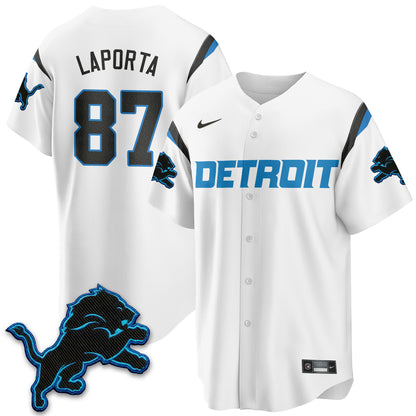 Detroit Lions 2026 Rivalries Baseball Vapor Jersey - Stitched