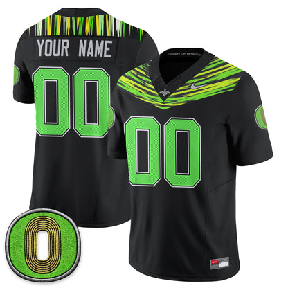 Oregon Ducks Origin of Speed Jersey Vapor Custom Jersey - Stitched