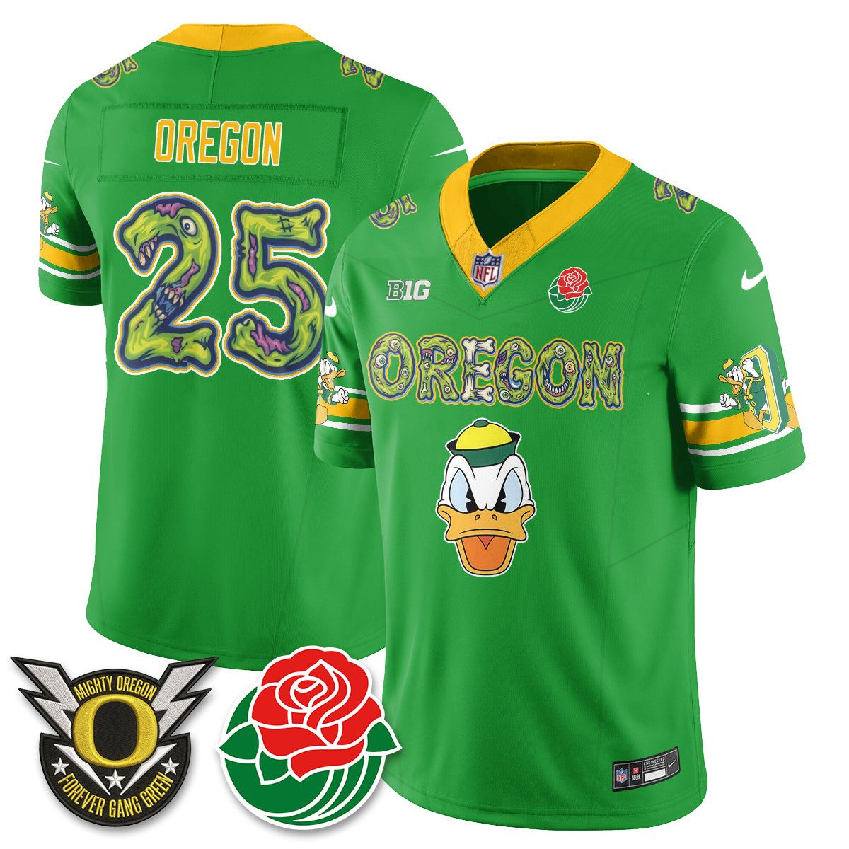 ORE Zombie Halloween Vapor Limited Jersey - Stitched