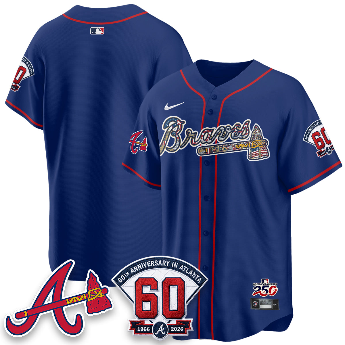 ATL 2026 Independence Day USA Vapor Limited Jersey - Stitched