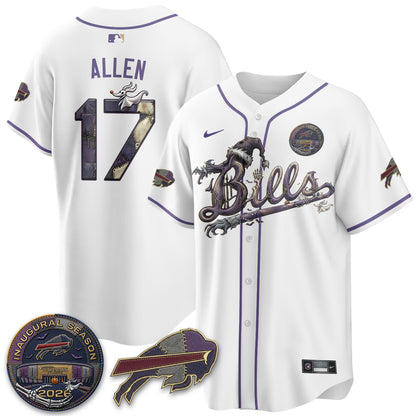 BUF 2026 Nightmare Edition Vapor Baseball Jersey - Stitched
