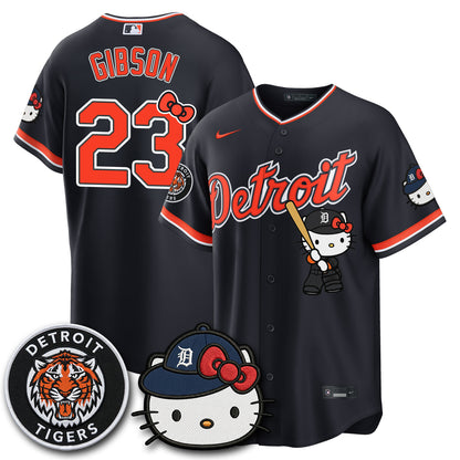 Detroit Tigers x Meow KT Edition Vapor Limited Jersey - Stitched