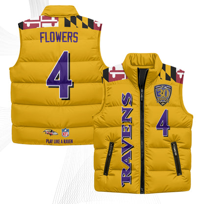 BAL Maryland Puffer Vest - Printed
