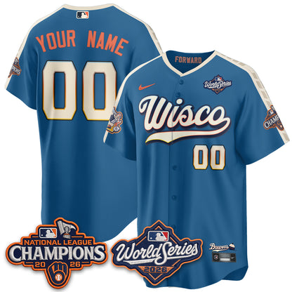 MIL 2026 NL Champions City Connect Custom Vapor Jersey - Stitched