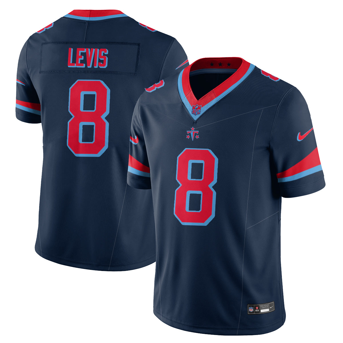 Tennessee Titans Fangear Edition Vapor Jersey - Stitched