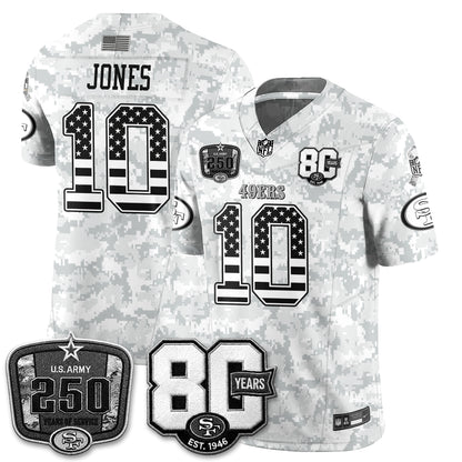 San Francisco 49ers 2026 Salute to Service Edition Vapor Jersey V2- Stitched