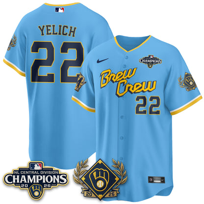 MIL 2026 NL Division Champs Vapor Jersey - Stitched