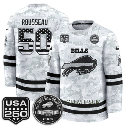BUF 2026 Salute To Service Edition Hockey Jersey - Printed