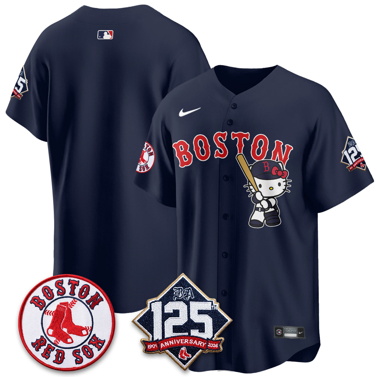 Boston Red Sox x Meow KT Vapor Limited Jersey - Stitched