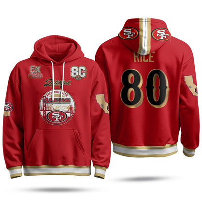 San Francisco 49ers Faithful to The Bay Hoodie - Stitched