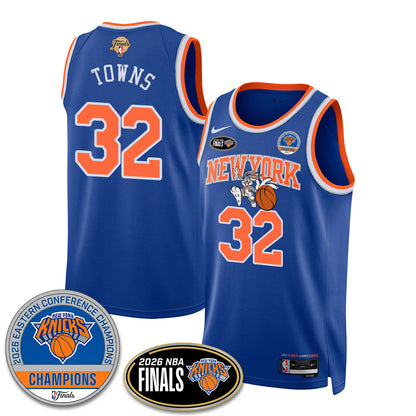 NYK 2026 Basketball  Eastern Conference Champions x Bunny Vapor Jersey - Stitched