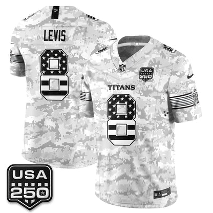 Tennessee Titans 2026 Salute to Service Edition Vapor Jersey - Stitched