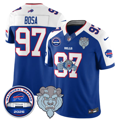 Buffalo Bills x Hairy Blue Beast Edition Vapor Jersey - Stitched