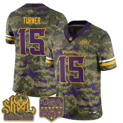 MIN 2026 Salute to Service Edition Vapor Jersey - Stitched