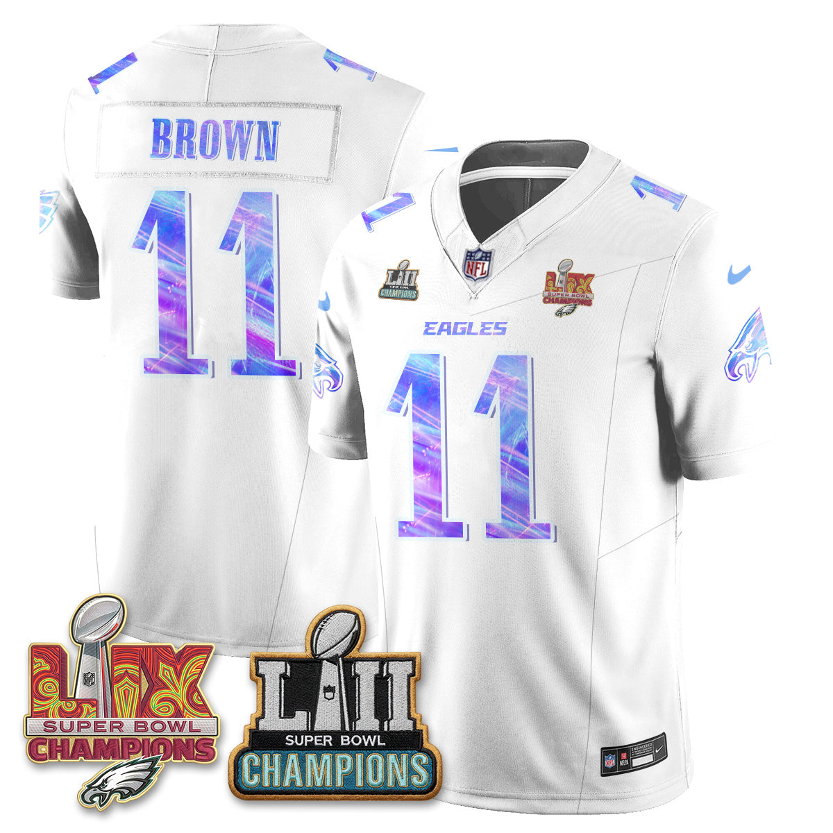 Philadelphia Eagles Fangear Edition Vapor Jersey - Stitched