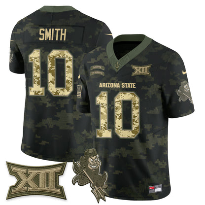 Arizona State Sun Devils 2026 Salute to Service Vapor Jersey - Stitched