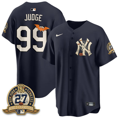 New York Yankees Halloween 2026 Vapor Limited Jersey - Stitched