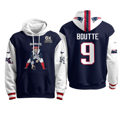 New England Patriots Minuteman Edition Hoodie - Stitched