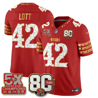 San Francisco 49ers Spooky Edition Vapor Jersey - Stitched