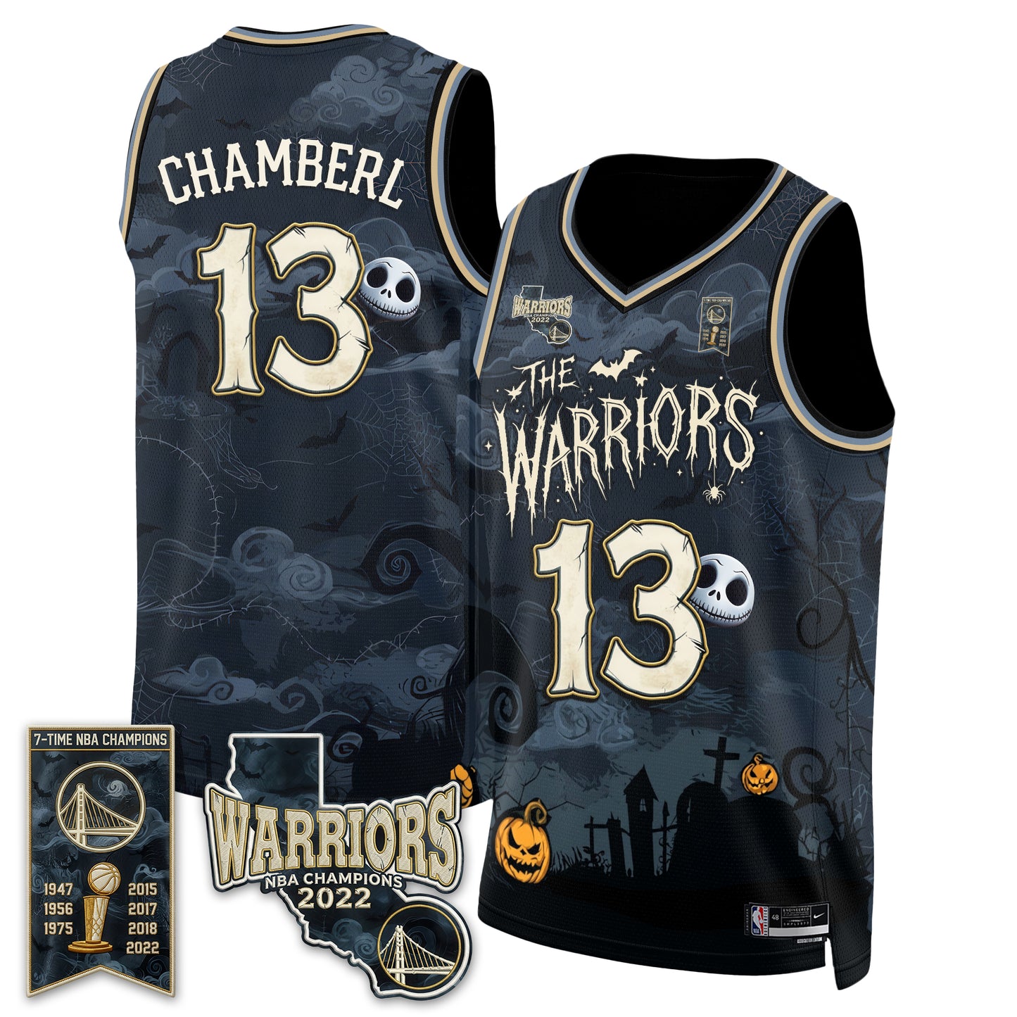 GSW Nightmare Halloween 2026 Edition Vapor Jersey - Printed