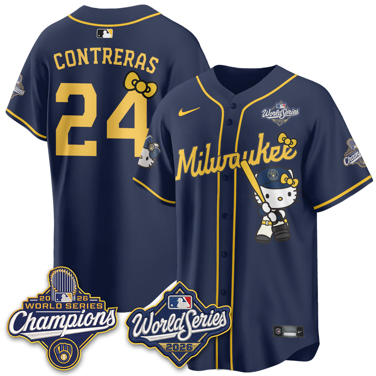 MIL 2026 WS Champions x Meow KT Vapor Jersey - Stitched