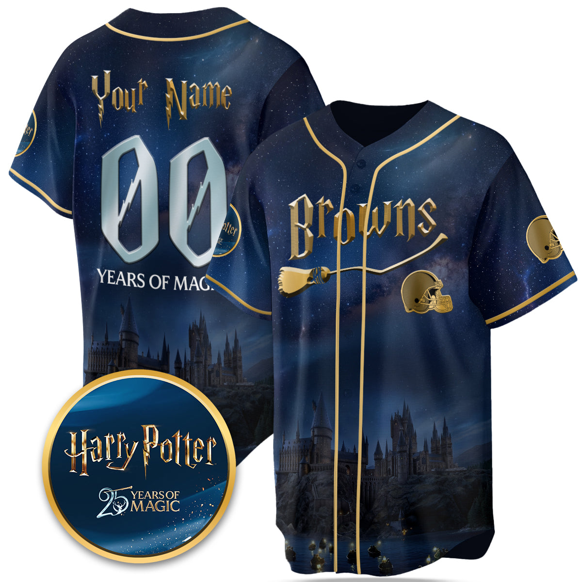 Football Team x HP 25 Years of Magic Limited Custom Edition Jersey - Printed
